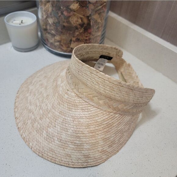 L*Space Natural Straw Sun Visor - Picture 2 of 4
